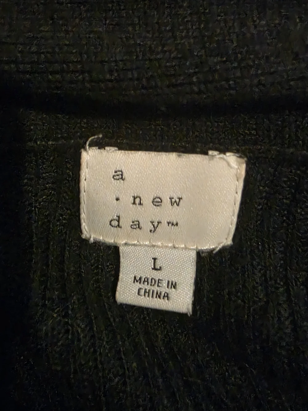 a new day Black Open-Front Women's Cardigan